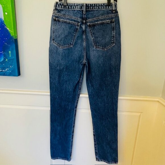 Khaite Daria High Rise Slim Straight Cotton Jeans 31 - Picture 13 of 15